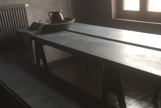 Tafel in microtopping